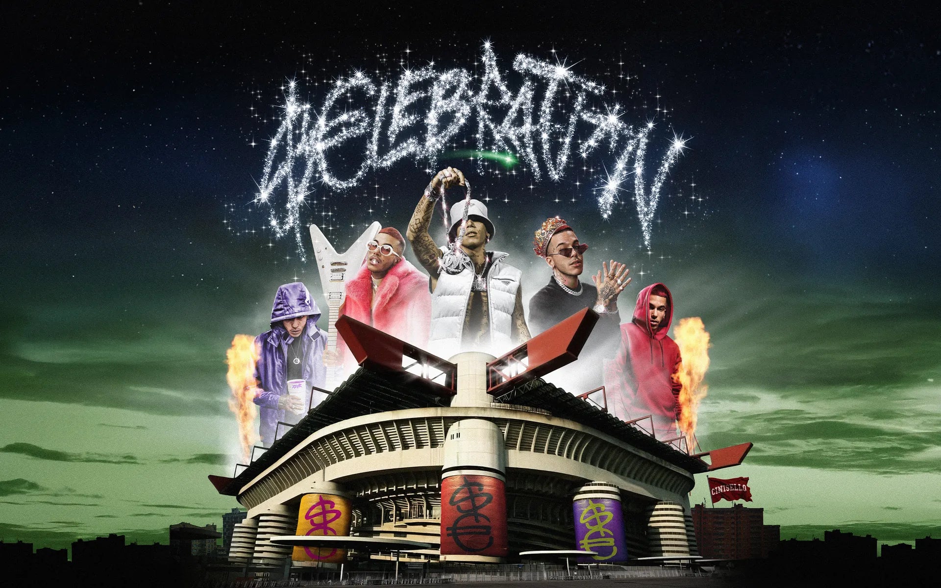 Sfera Ebbasta — $€LEBRAT10N — Stadio San Siro Milano